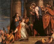  Paolo  Veronese Christ and the Woman with the Issue of Blood Norge oil painting reproduction